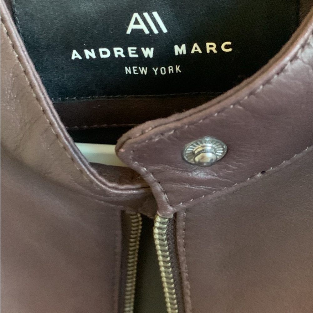 Leather jacket ladies size XL. By Andrew Marc. Originally over $400